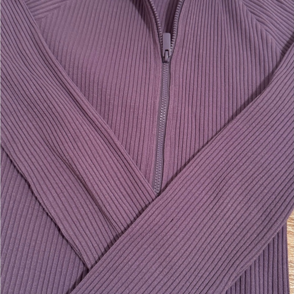 H&M Lavender Ribbed Jacket - Picture 3 of 3